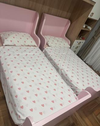 2 lettini singoli ikea baby  pari al nuovo