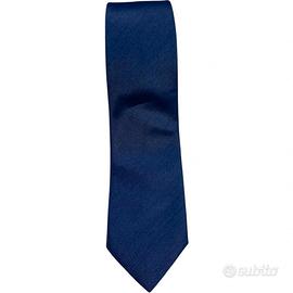 Cravatta Vintage Navy Blue – Texture Shantung