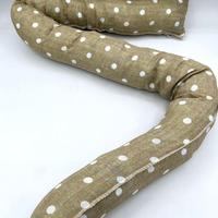 3 Paraspifferi per porte e finestre cotone 120cm