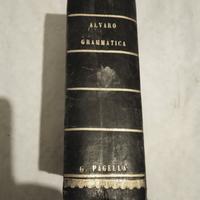 antico libro 1719-La famosa grammatica di E.Alvaro