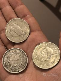 Lotto monete argento