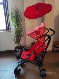 Passeggino chicco snappy col.rosso