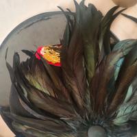 Cappello bersagliere piumato, fez, "stupida", cord