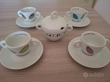 Set 4 tazzine e zuccheriera Collezione AIien Byrne