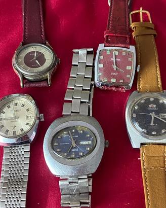 5 Orologi Vintage: Ecura, Fossil, Orient etc.