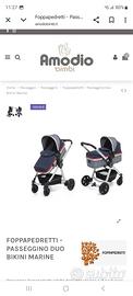 Foppapedretti - Passeggino Duo Bikini Marine