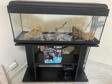 Acquario 100l completo +filtro + mobile