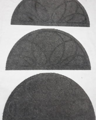 5 tappeti in moquette