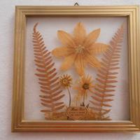 Quadretto fiori secchi