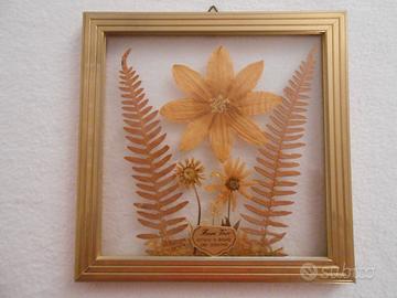 Quadretto fiori secchi