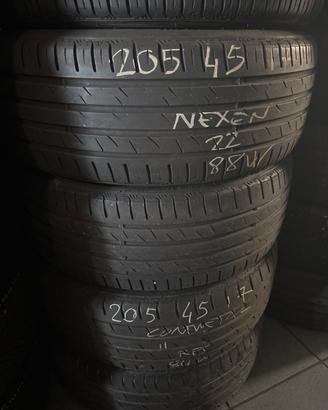 Gomme seminuove nexen 205 45 17 estive