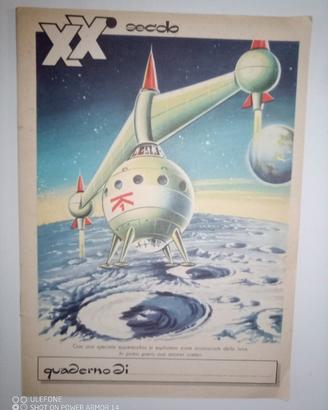 Quaderno "Space Age" anni 50