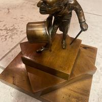 Scultura antica bronzo Gobbo