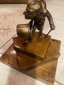 Scultura antica bronzo Gobbo