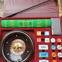 Roulette da tavolo vintage completa