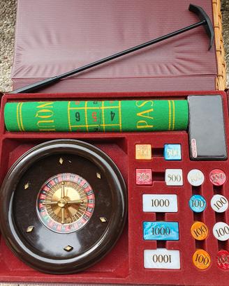 Roulette da tavolo vintage completa