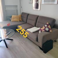 Divano 3 posti con chaise longue