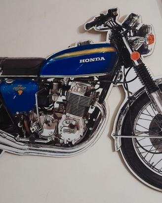 Honda 750 Four 1972  Cartonato sagomato 100x60