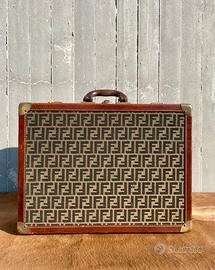 Borsa Valigia Vintage Fendi Monogramma Zucca