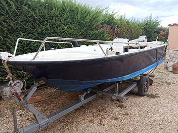 Barca Ombrina + Motore Yamaha 25 CV Top 700