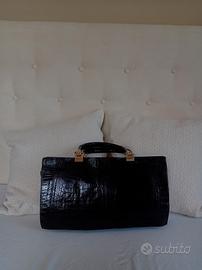 borsa vintage in pelle vera 