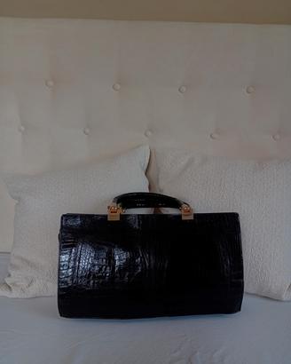 borsa vintage in pelle vera 