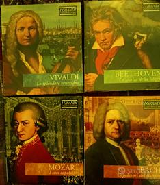 Lotto 4 CD + Libri "I Grandi Compositori" 