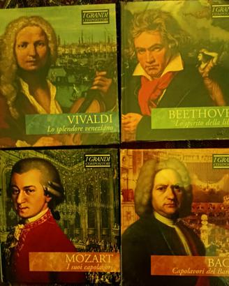 Lotto 4 CD + Libri "I Grandi Compositori" 