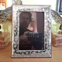 Cornice Portafoto Argento 925 anni 90 foto cm12x18