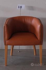 Poltrone artigianali in pelle