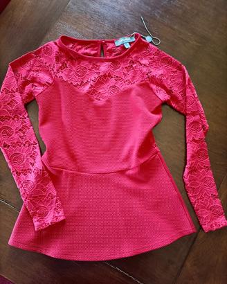 blusa rossa  Camomilla  - nuova - taglia  40