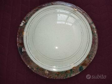 lampadario rotondo in vetro