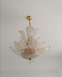 Lampadario  in vetro di Murano 