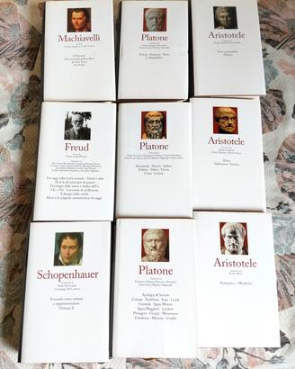 9 libri della collezione I grandi filosofi RBA.9kg