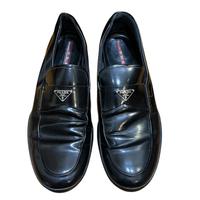 Mocassini prada neri in pelle n.43