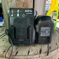 Caricabatterie e batteria AEG 14,4V