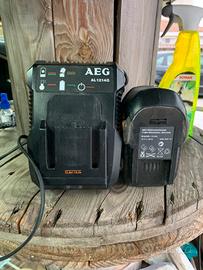 Caricabatterie e batteria AEG 14,4V