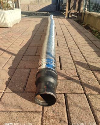 tubo canna fumaria stufa a legna o pellet