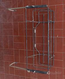 FIORERIA VINTAGE IN METALLO CON GANCI