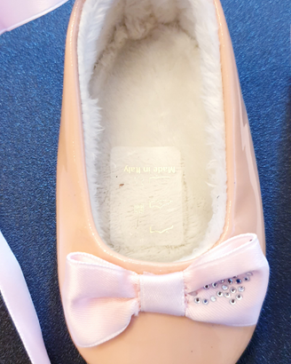 Scarpine ballerine bimba Blumarine rosa antico, 17