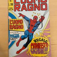 L’Uomo Ragno n.1 Editoriale Corno
