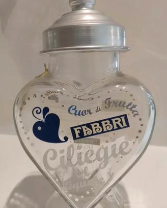 Vasetto bottiglia in vetro liquore "Amarena Fabbri