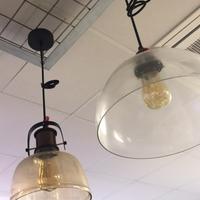 Lampada a sospensione in Vetro Soffiato