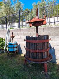 2 Torchio da Vino antichi, arredamento rustico