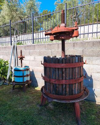 2 Torchio da Vino antichi, arredamento rustico