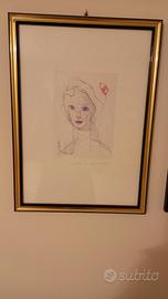 Serigrafia numerata Ernesto Treccani