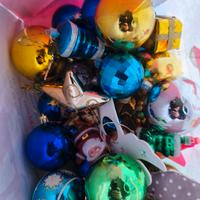 decorazioni albero di natale miste, palline 