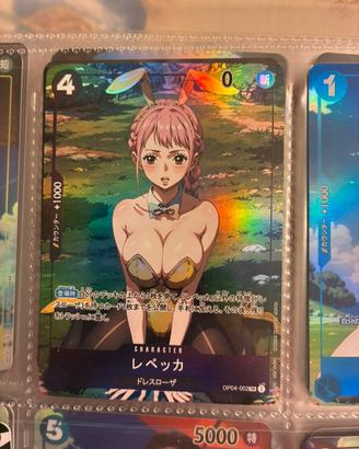 Carta one piece rebecca custom art OP04-002