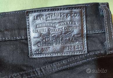 Jeans Levi's 511 neri uomo W32 L34