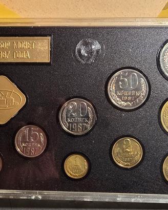 Set di monete URSS 1987 Leningrad mint